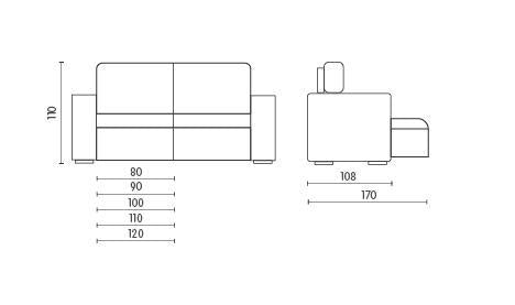 Sofá Retrátil e Reclinável Mônaco