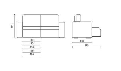 Sofá Retrátil e Reclinável Mônaco